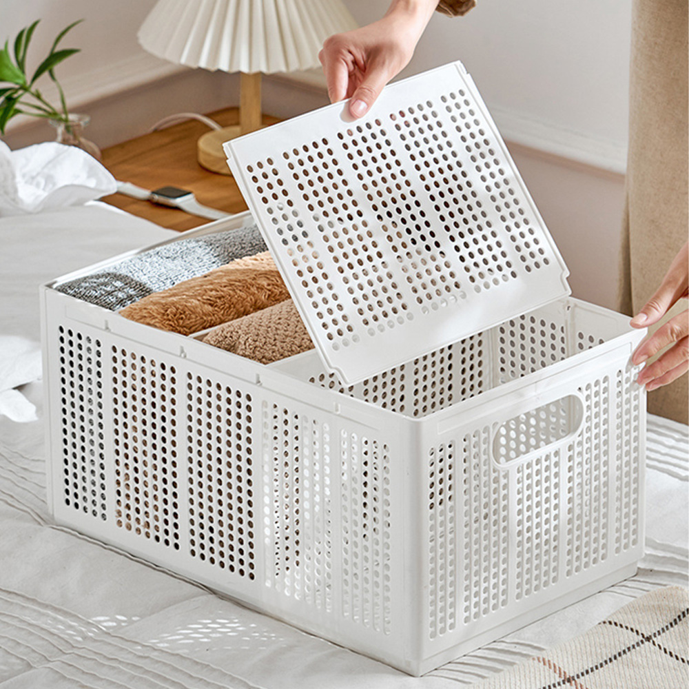 칸조절 옷정리함 M 리빙박스 옷정리트레이 옷장수납함 바지 정리함