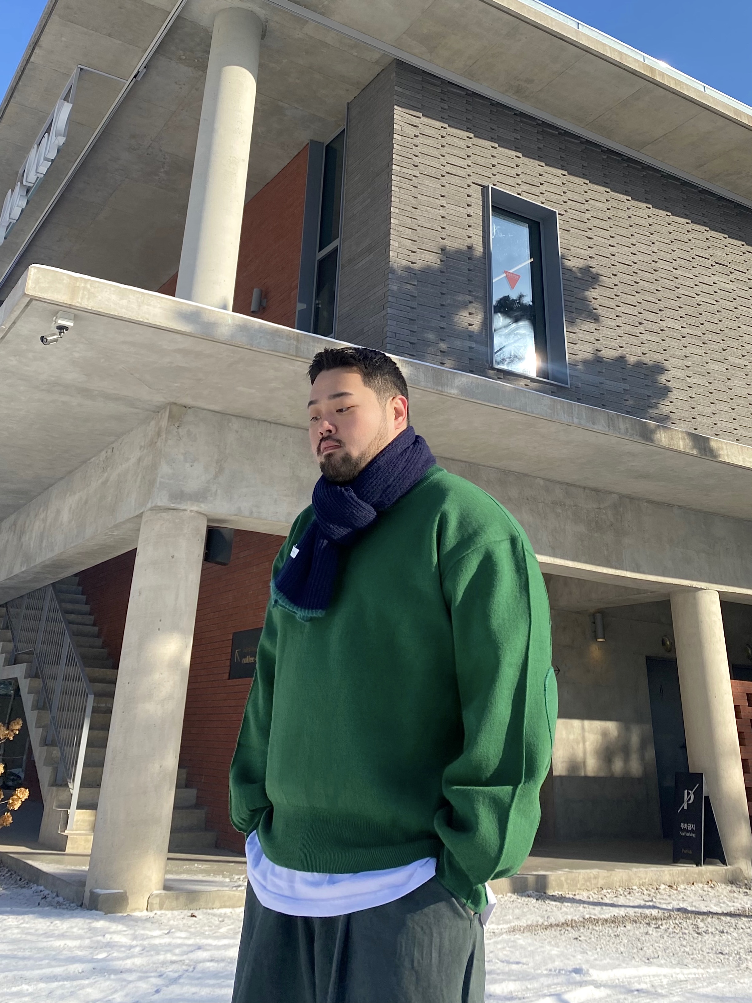 컬러팁 머플러 4COLOR 목도리 에이오알닷 이미지 7
