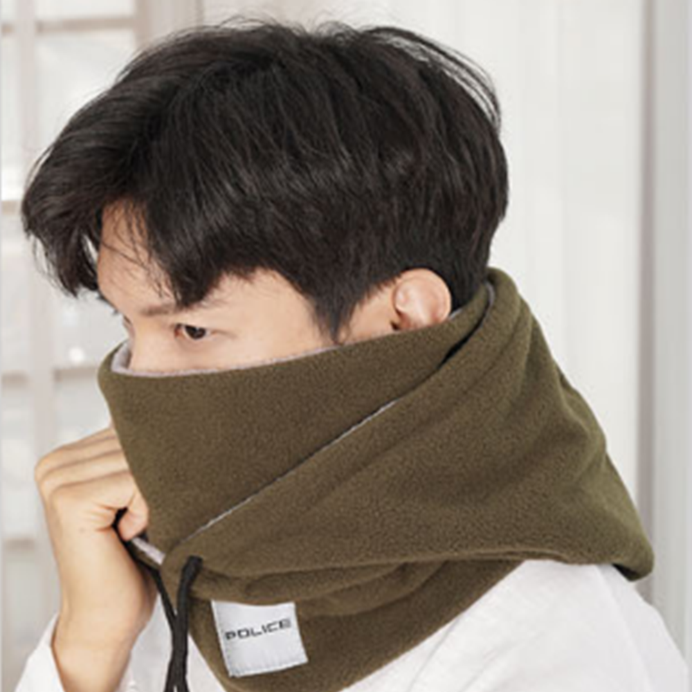 겨울 테니스 운동 폴리스 기모 넥워머 방한마스크 털모자 귀마개 동계용 방한 - 상세 이미지 3