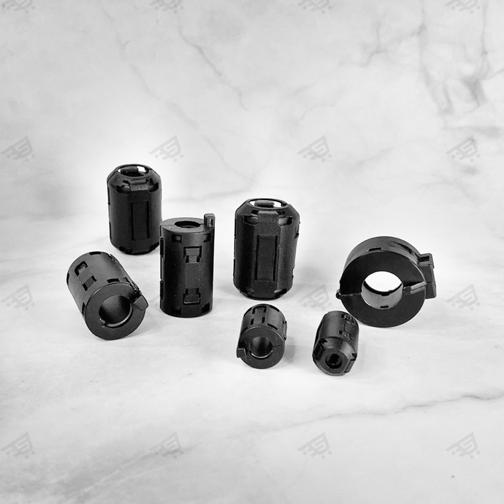 고주파 노이즈 차단 필터 마이크 스피커 모니터 페라이트코어 전선케이블 데이터 잡음제거 - 상품 이미지