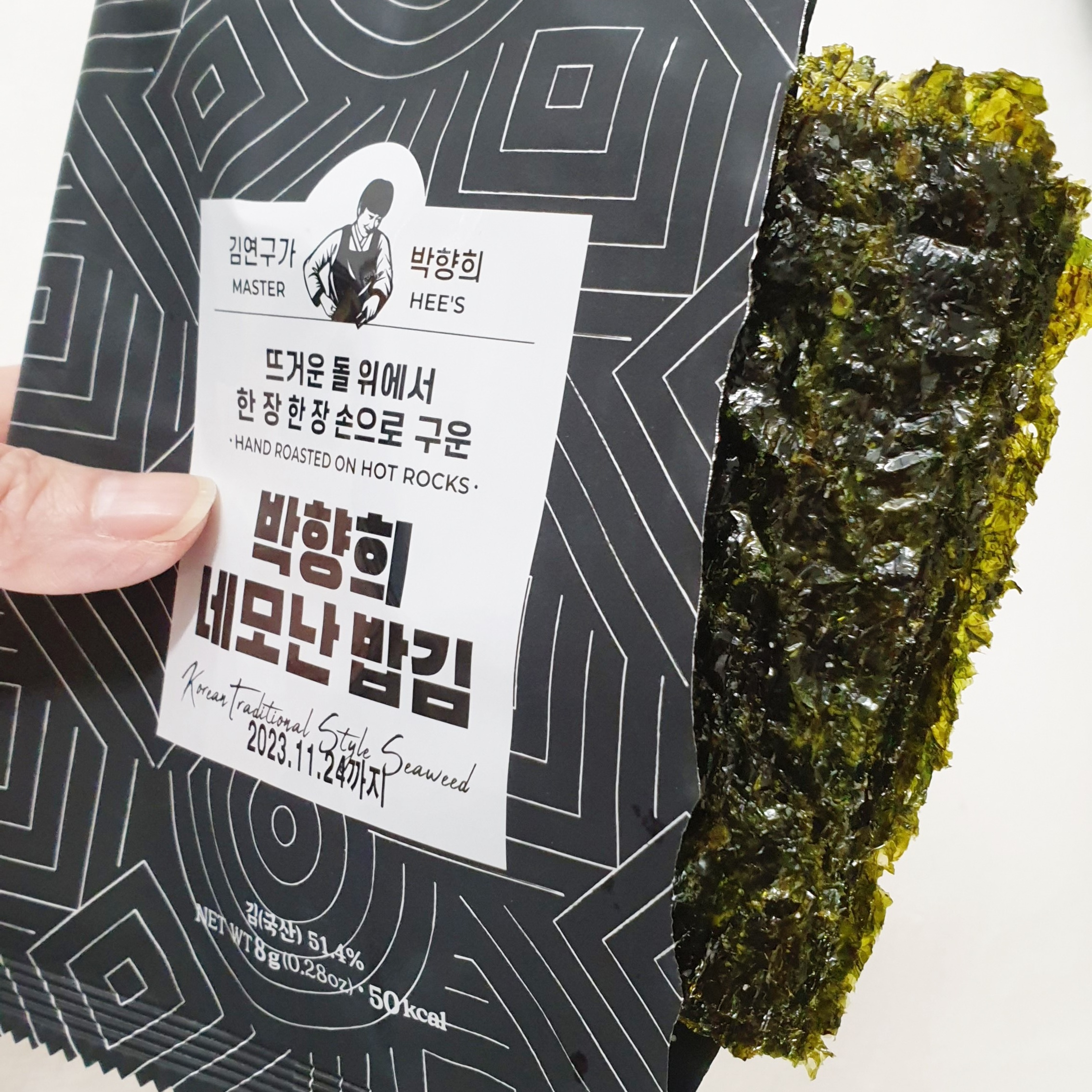 박향희김 숯불 맥반석 도시락김 들기름 8g 18봉 - 상세 이미지 3