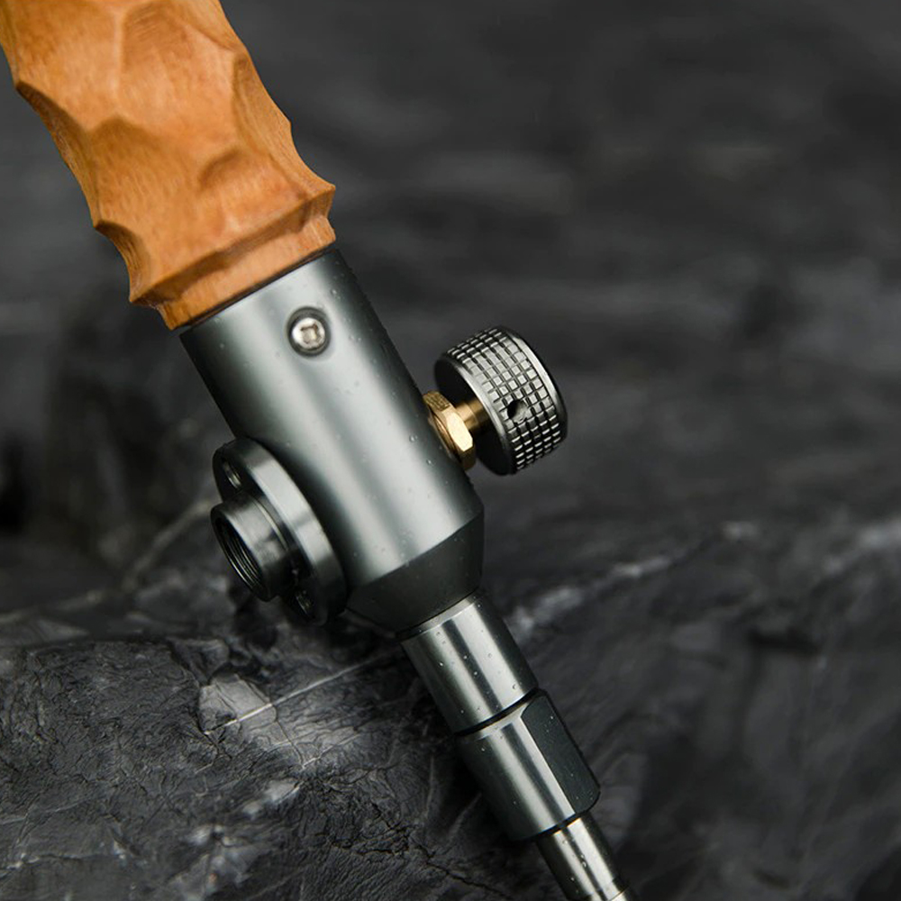 고급 3단 분리 롱가스토치 화력좋은토치 부탄가스어뎁터 파우치 점화기 포함