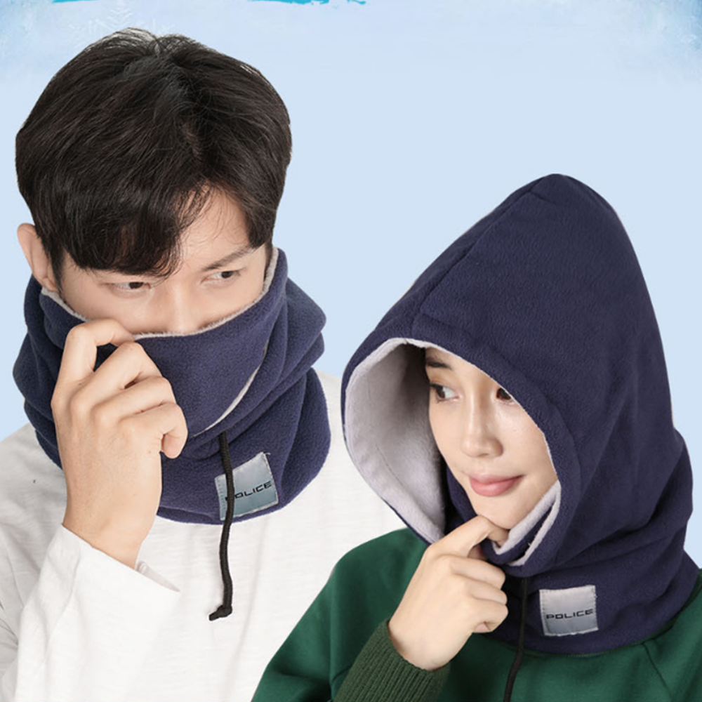 겨울 테니스 운동 폴리스 기모 넥워머 방한마스크 털모자 귀마개 동계용 방한 - 상세 이미지 2