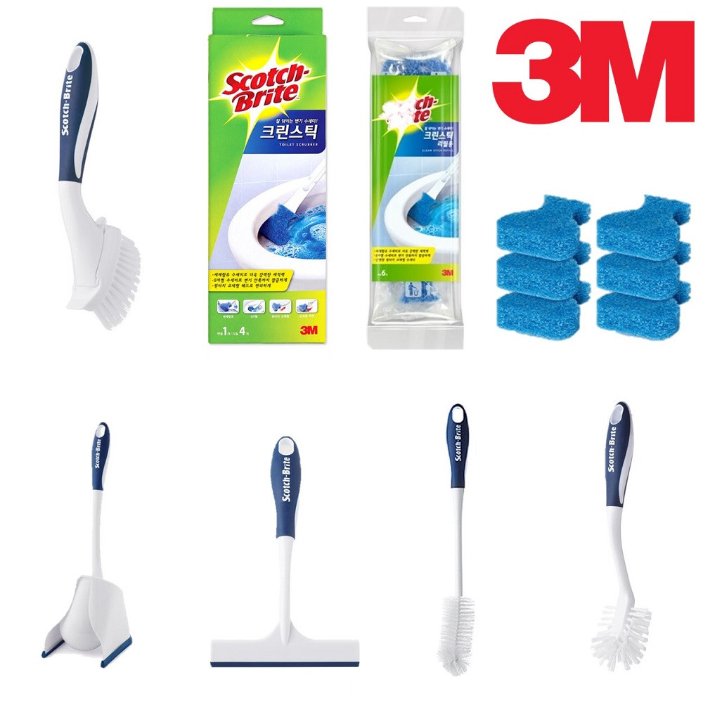 3M 스카치브라이트 크린스틱 스타터 키트 화장실 변기 청소 이미지 8