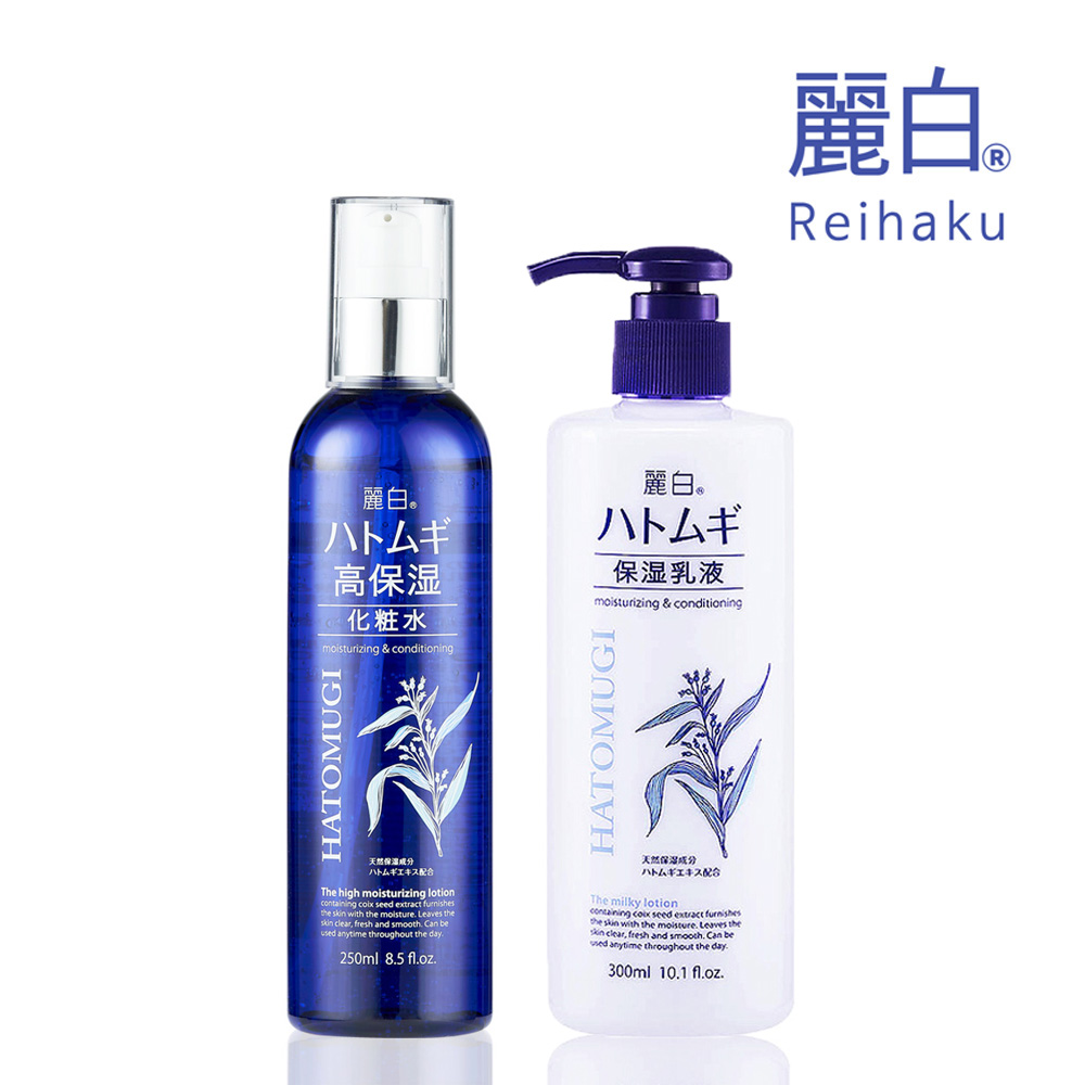 하또무기 율무 스킨 젤타입+밀크 보습 로션 세트 250ml+300ml - 상품 이미지