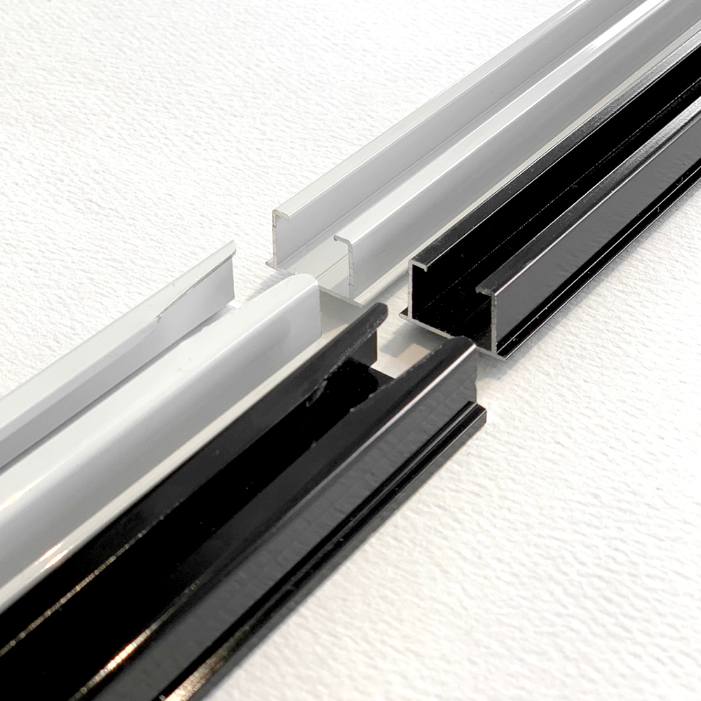 밀스 저소음 전착 고급 화이트 레일S （8자 2단 125~243 cm）