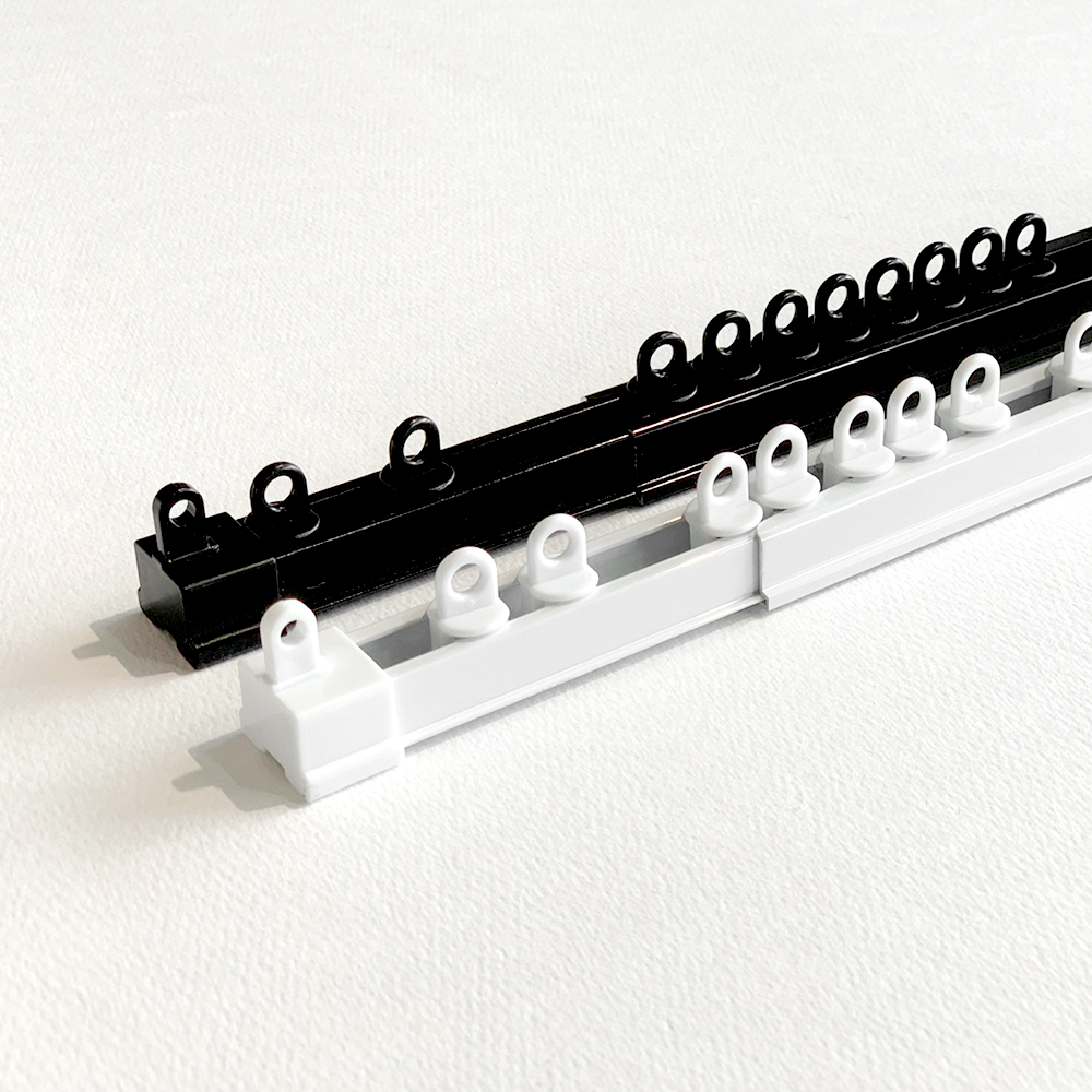 밀스 저소음 전착 고급 화이트 레일S （8자 2단 125~243 cm）