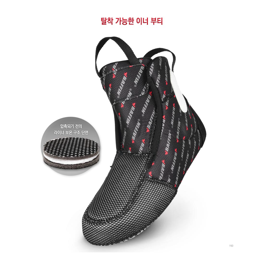 배핀 요호 브라운 방한화 방한 등산화 - 상세 이미지 2