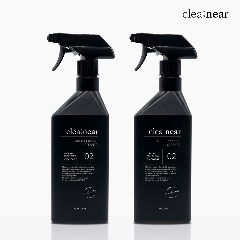 기름때클리너 750ml 1+1 전자레인지청소 후드 냉장고 오븐 렌지 가스레인지 인덕션 청소