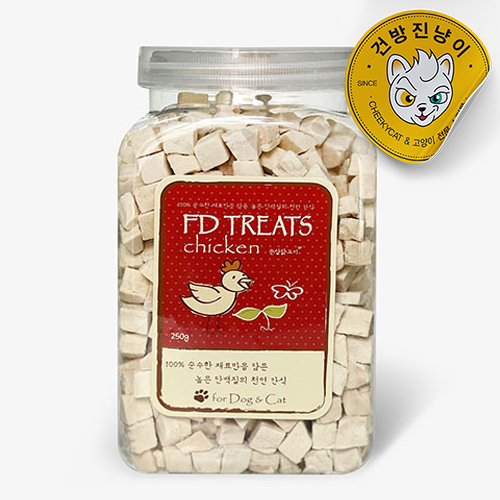 FD 에프디트릿 동결건조 간식 대용량 닭고기 250g - 메인 이미지