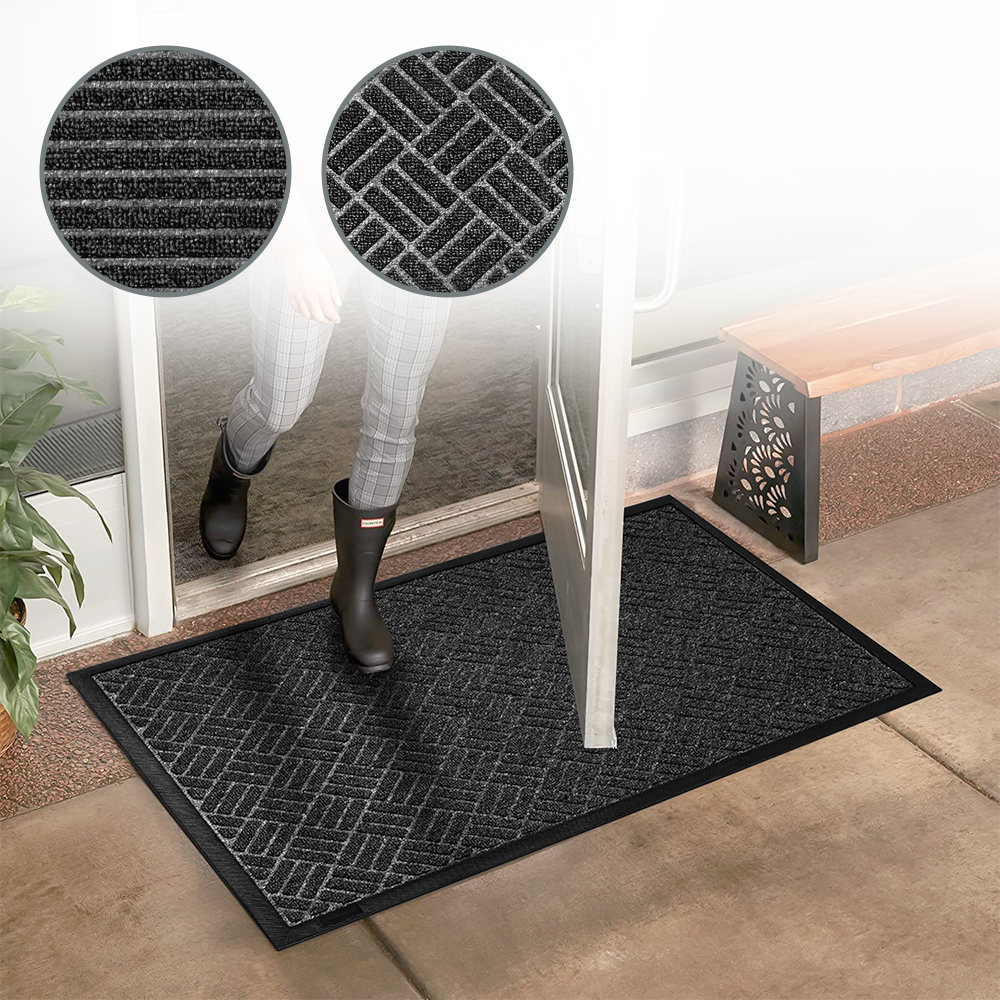 대형 레인매트 물흡수 사무실 도어 발매트 현관 호텔 매장 출입구 발판 매트 90x60