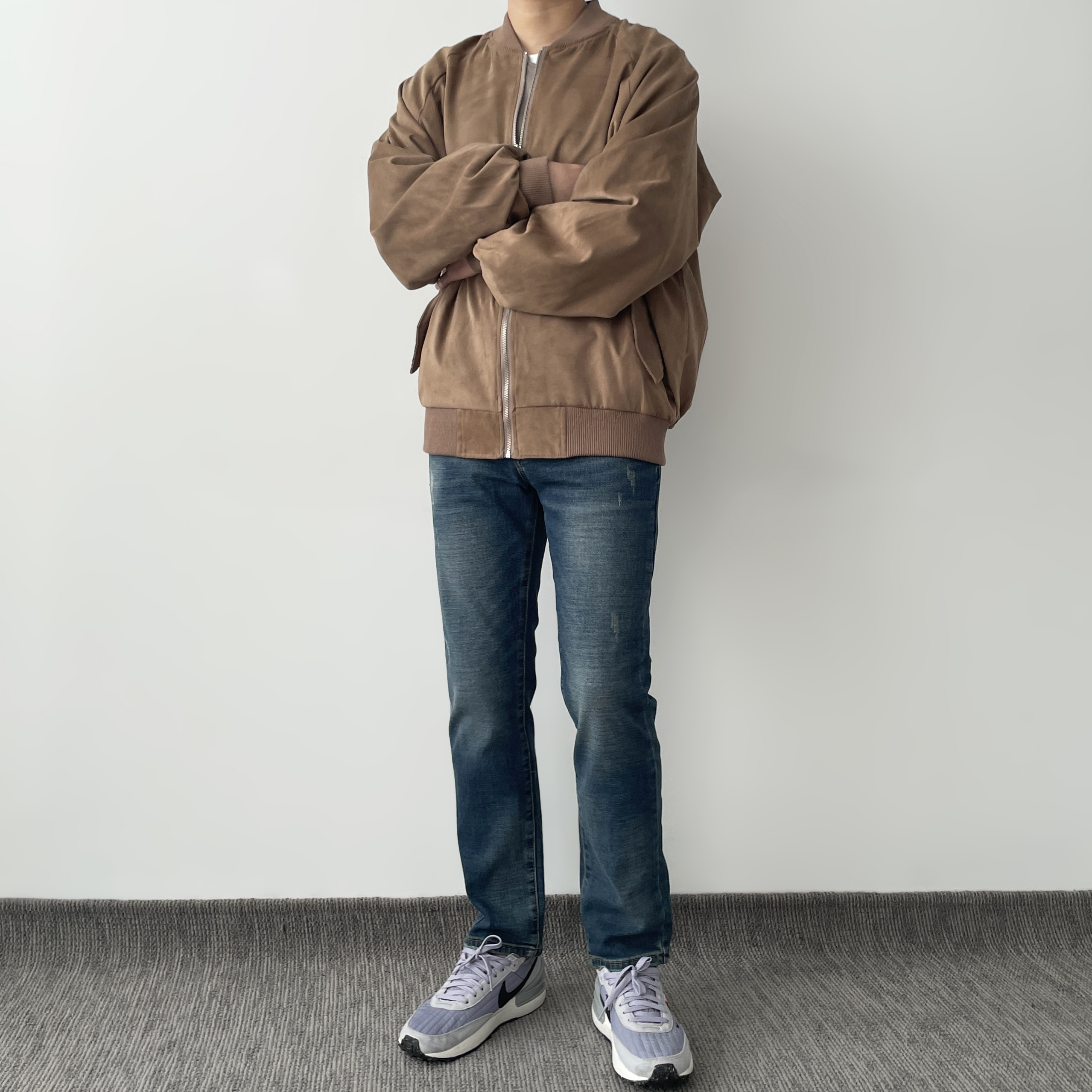[마지막진행] 기모남자청바지 남성일자청바지 - 상세 이미지 5