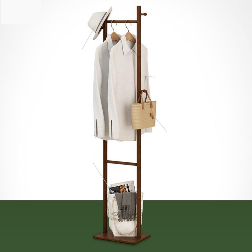 대나무 원목 스탠드형옷걸이 사무실옷걸이 거치대 우드 행거