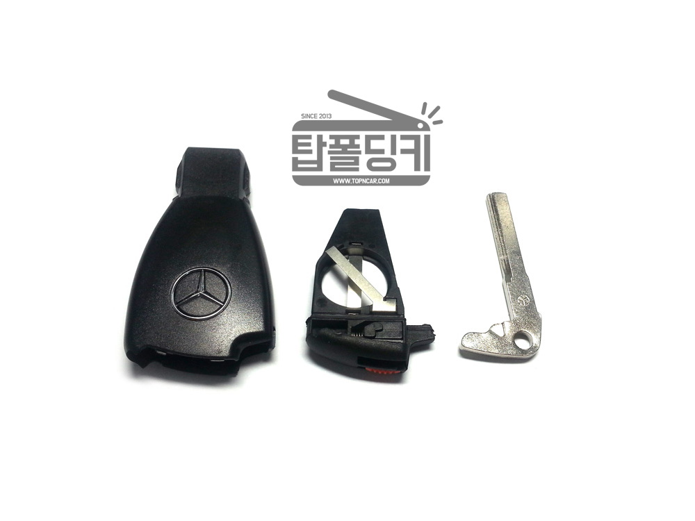 벤츠 순정리모컨 스마트키 교체형 케이스 (검둥이벤츠패닉) 탑폴딩키 - 상세 이미지 4