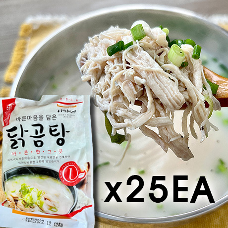 [SET] 이가네 닭곰탕 600g X 25ea : 여기집밥