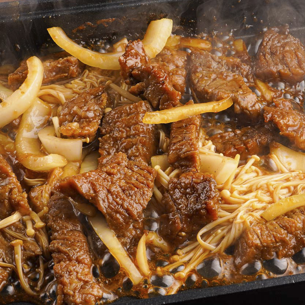 하리니 뼈없는 수제 흑마늘 양념 돼지 갈비 구이 목살 숯불 왕갈비 왕구이 4kg, 1개