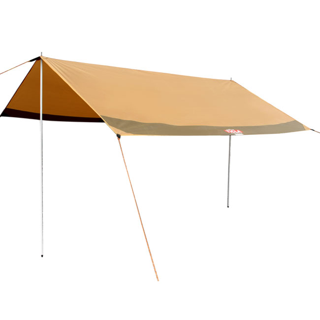 빈슨메시프 티클라 렉타 타프 풀구성 차박 캠핑 타프스크린 그늘막 300x300cm, 브라운