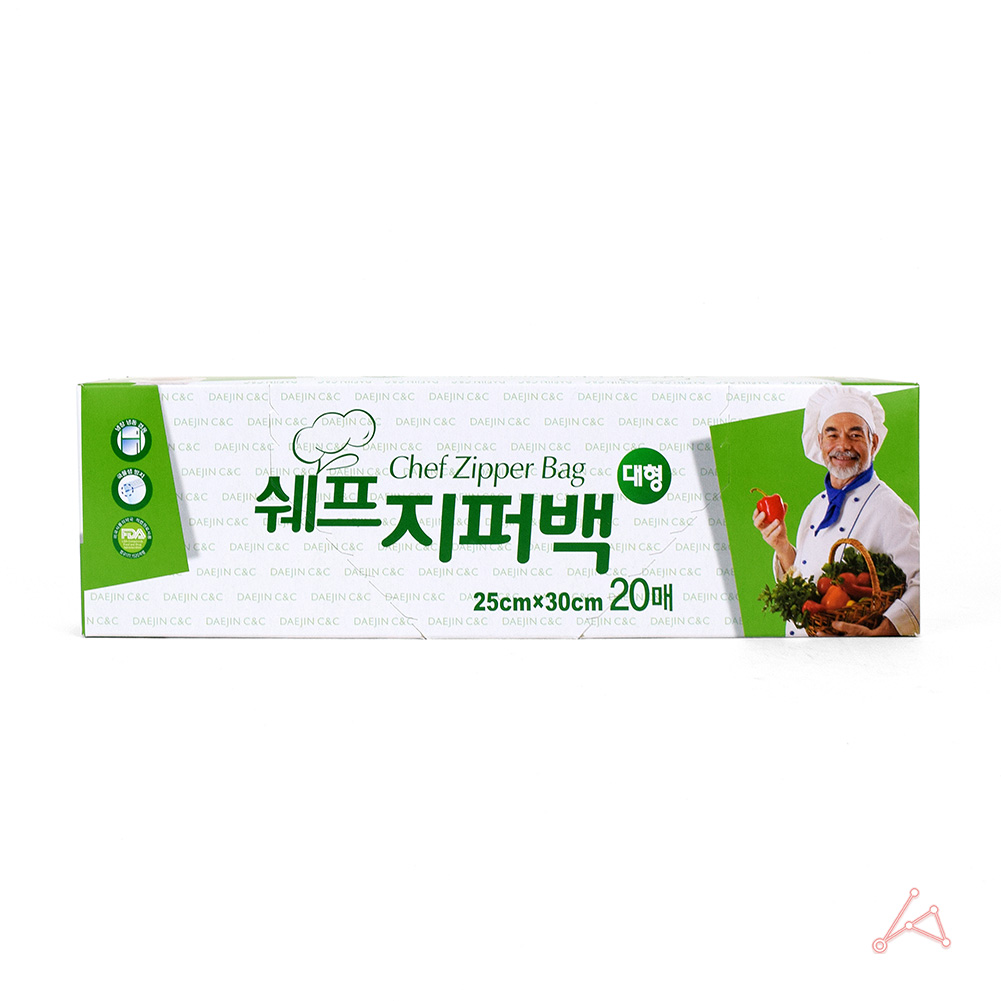 기본지퍼백 다회용 냉동용 식품용 소분 지퍼백 대형 - 상세 이미지 4