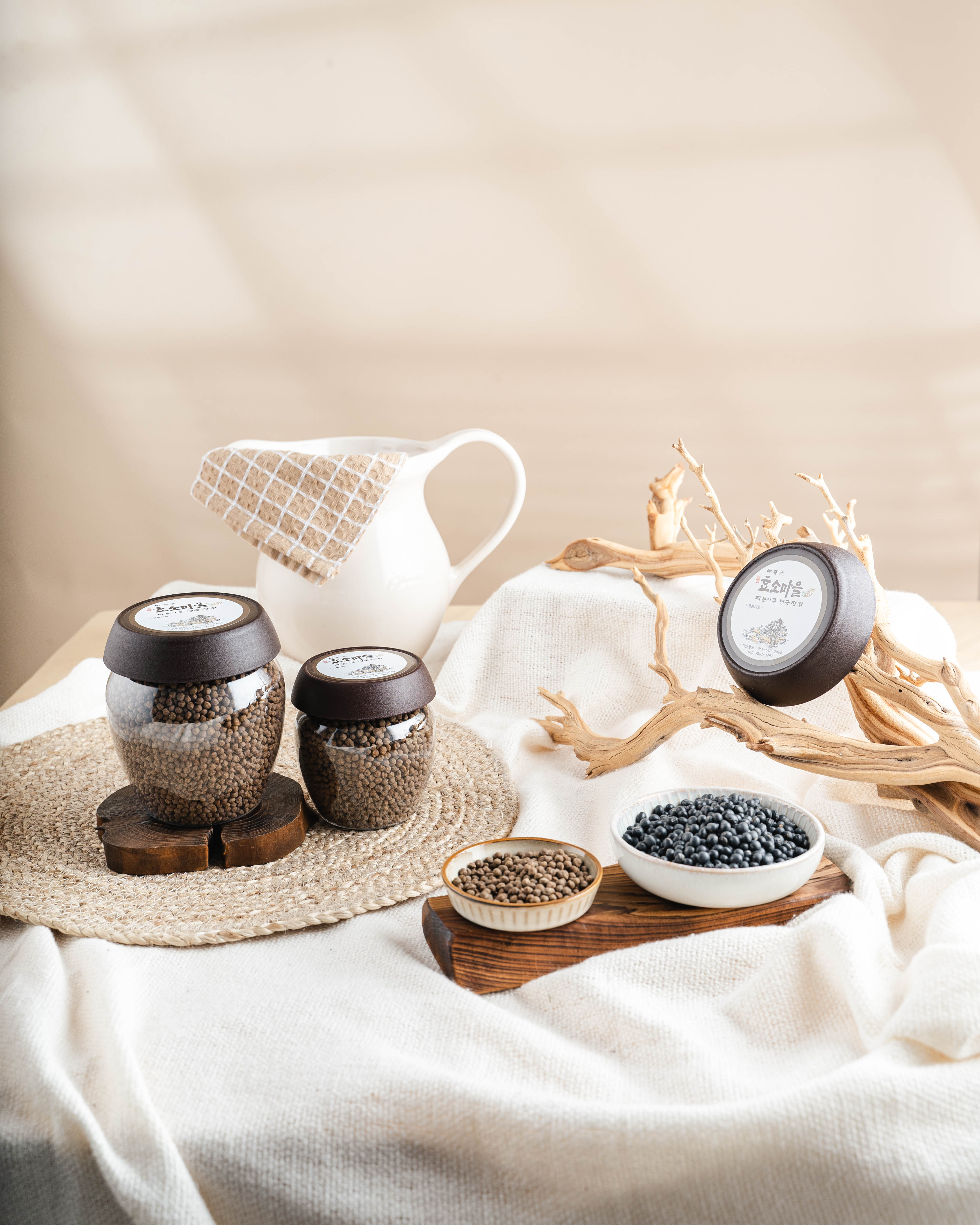 백준호 효소마을 국산 쥐눈이콩 청국장환 300g 600g 이미지 2