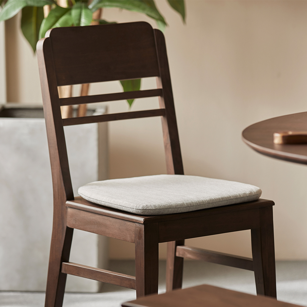 로맨틱캬바레 1964 카페 빈티지 원목 의자 고무나무 엔틱 체어