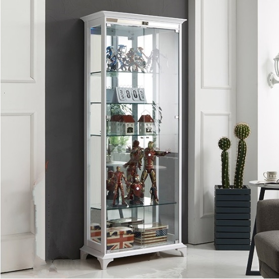 인테리어 장식장 화이트 장식장 트로피 상패 양주 와인 술 진열장