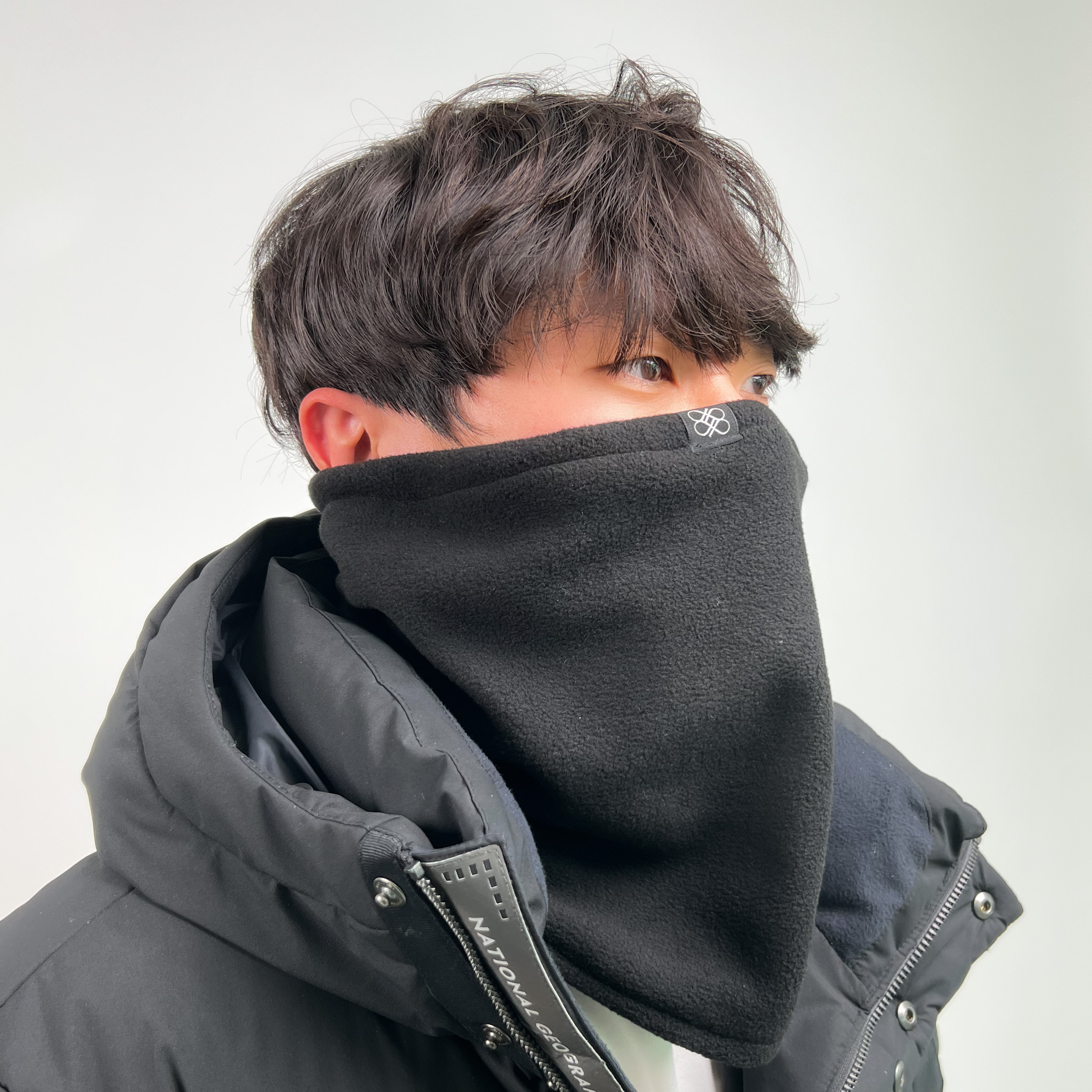 등산 스키 스노우 보드 축구 방한 기모 겨울용 넥 워머 마스크 목 가리개 두건 모자 - 상품 이미지