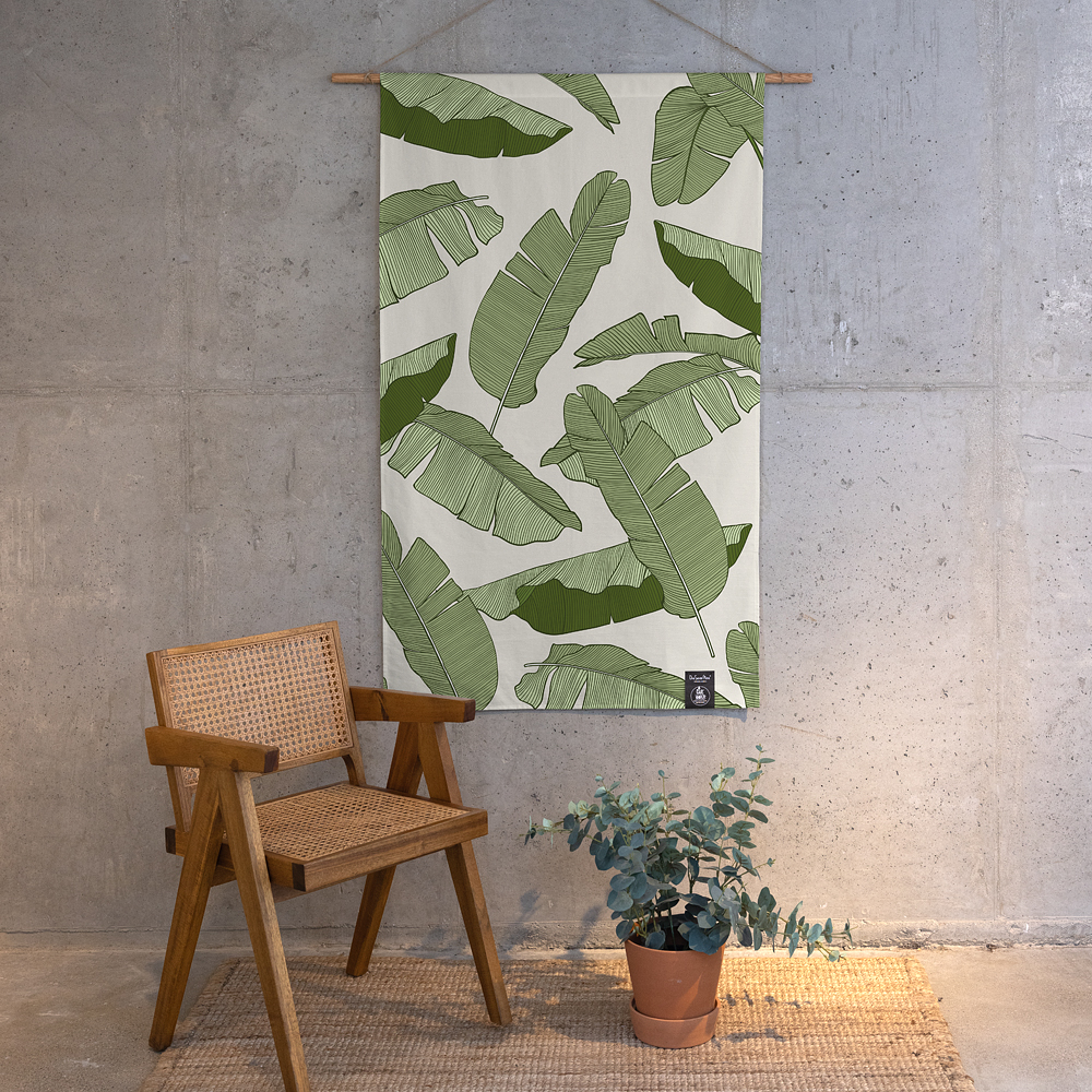 원세븐나인 도어커튼 바나나 리프 S 가림막커튼 가리개