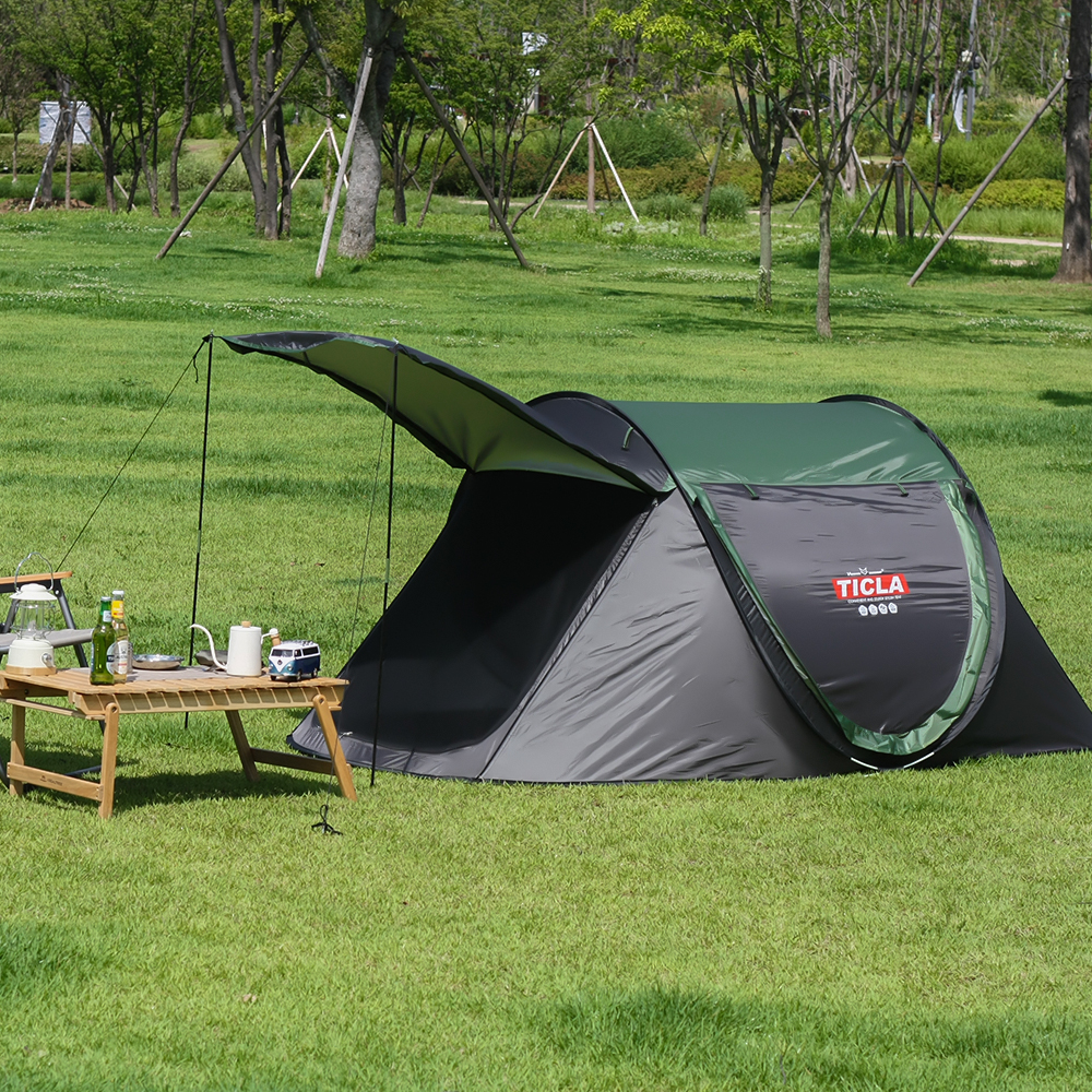 빈슨메시프 티클라 원터치 텐트 오토 베이직 4인용 팝업 캠핑 피크닉텐트