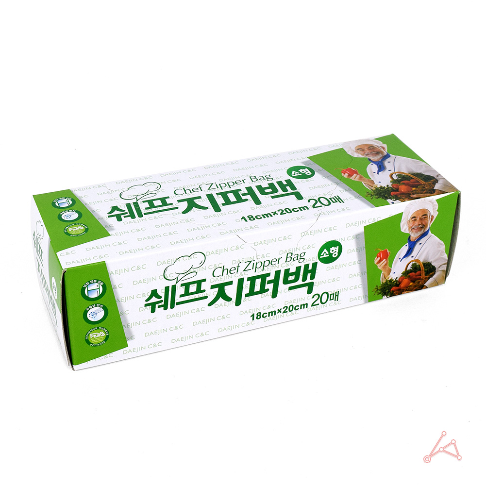 기본지퍼백 다회용 냉동용 식품용 소분 지퍼백 소형 - 상세 이미지 4