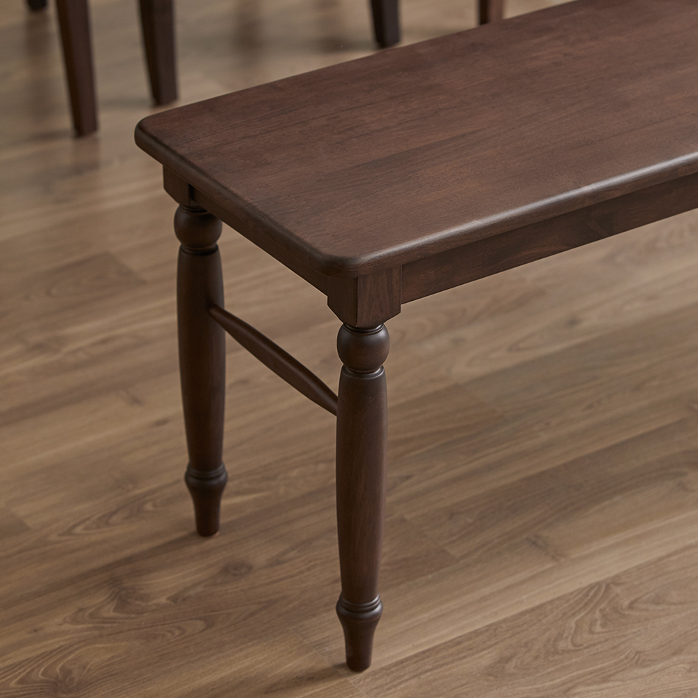 로맨틱캬바레 원목 벤치 카페 빈티지 인테리어 식탁의자 1200