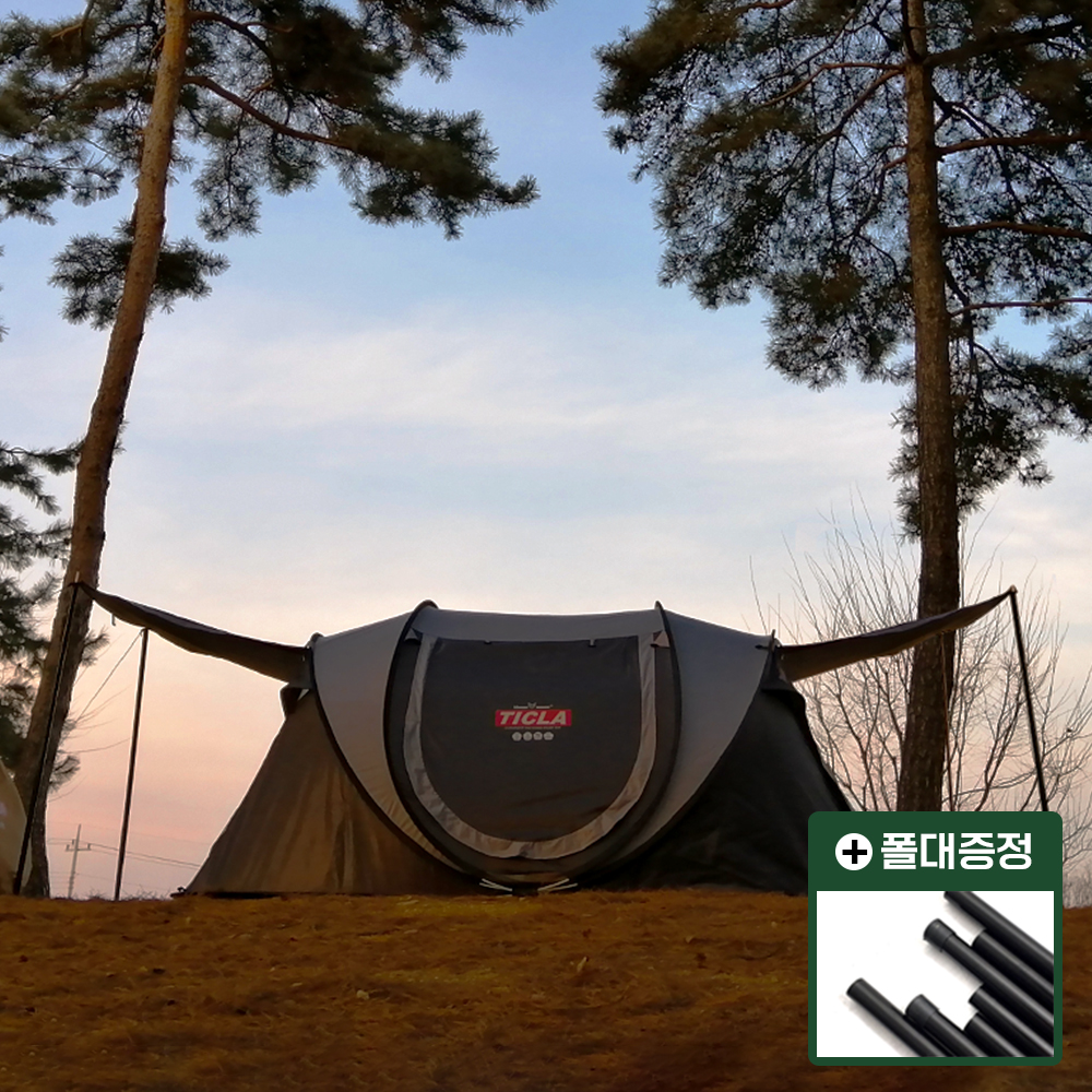 빈슨메시프 티클라 오페라 원터치 텐트 5인용 캠핑 이너 팝업 경량 백패킹 낚시 캠핑텐트
