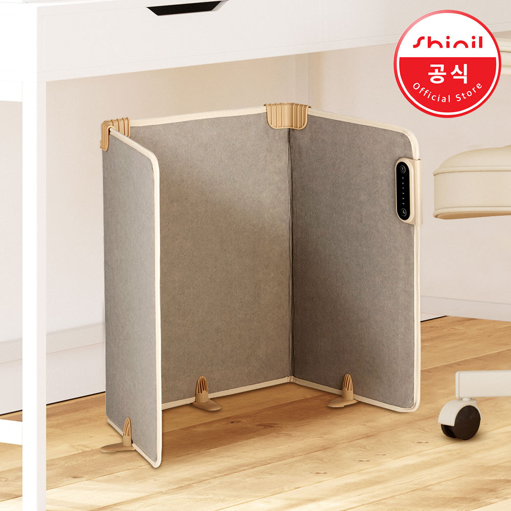 신일 전기히터 사무실 발난로 파티션히터 다리 온열기 접이식 난로 히팅패드