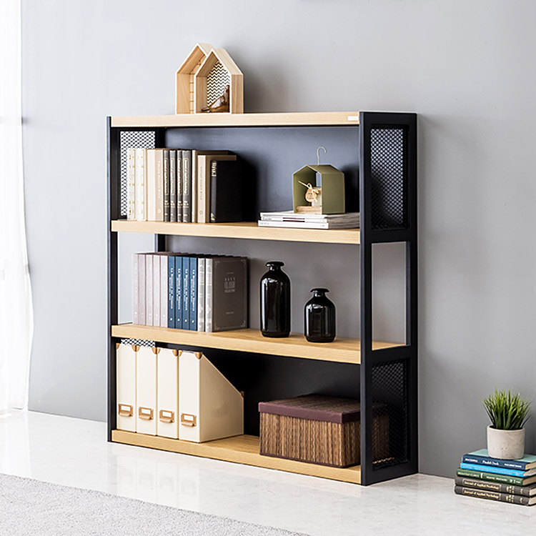 e스마트 철망 3단1200 철제책장겸 장식장