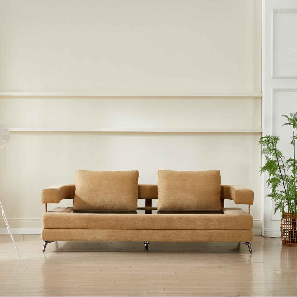 브리즈스톤 모노 패브릭 황토흙쇼파 3인용(등쿠션 미포함/등쿠션 별도)