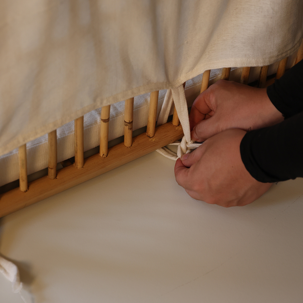 헤일리 Elisha 원목 강아지집 (패브릭 천 포함)