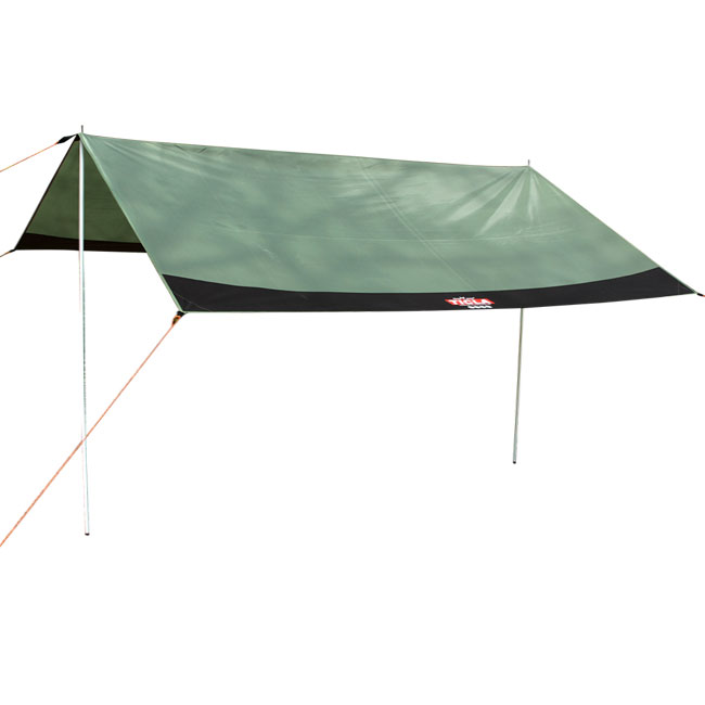 빈슨메시프 티클라 렉타 타프 풀구성 차박 캠핑 타프스크린 그늘막 300x300cm, 브라운