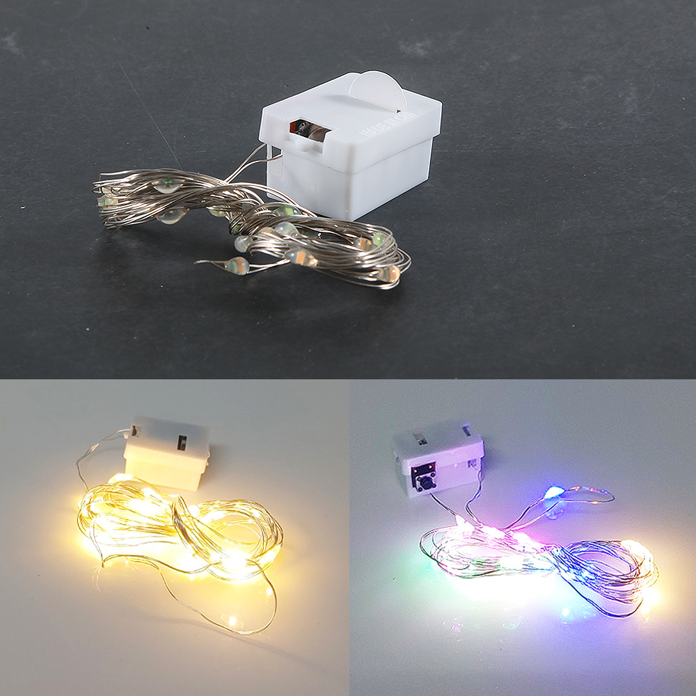 프레스코21 LED 와이어 점멸등 전구 줄조명 건전지 크리스마스 장식 무드등