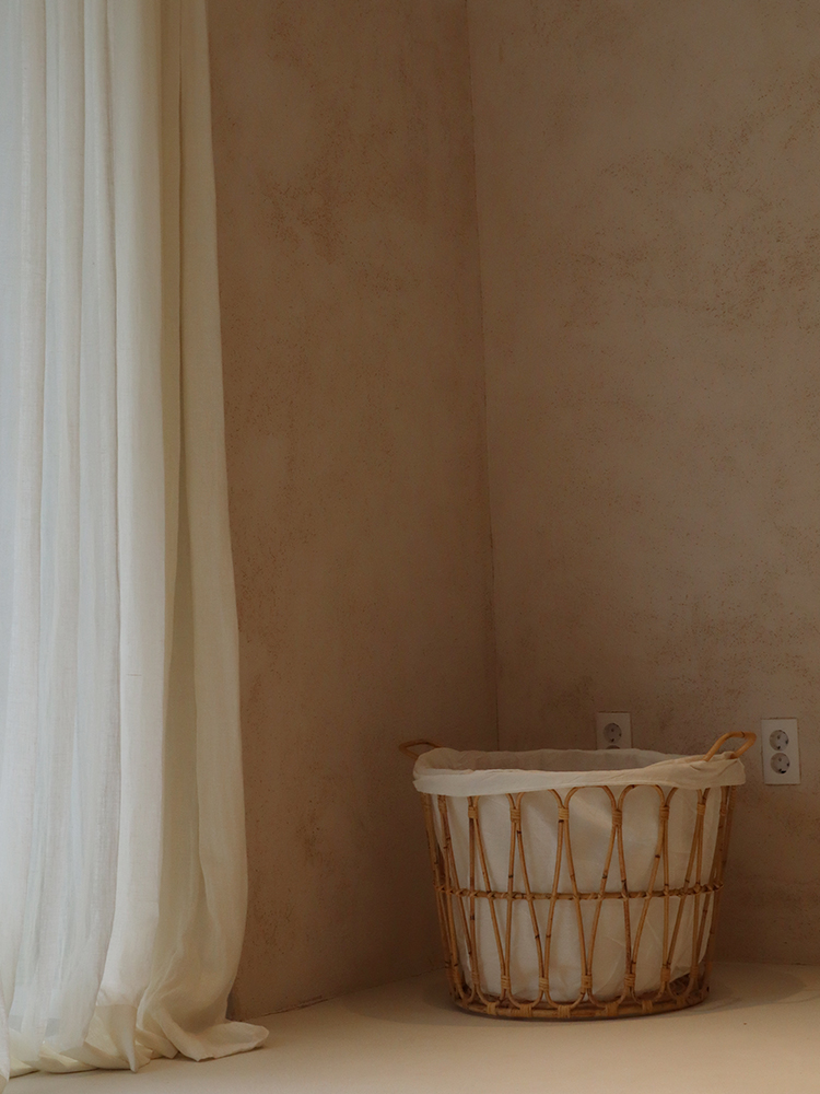 헤일리 sierra  런더리 라탄 와이드형 빨래바구니