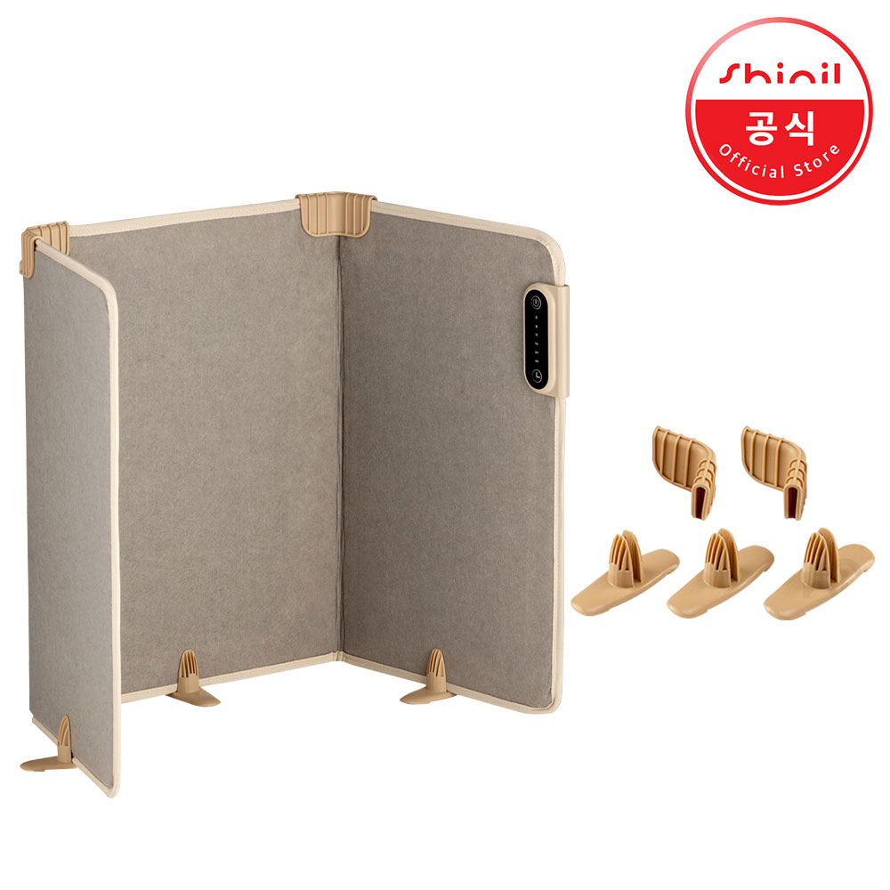 신일 전기히터 사무실 발난로 파티션히터 다리 온열기 접이식 난로 히팅패드