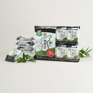 성경김 녹차 식탁김 재래 조미 도시락 맛있는 김 16개입, 4개 맛있게 먹은 솔직 후기 - 상품 이미지 2