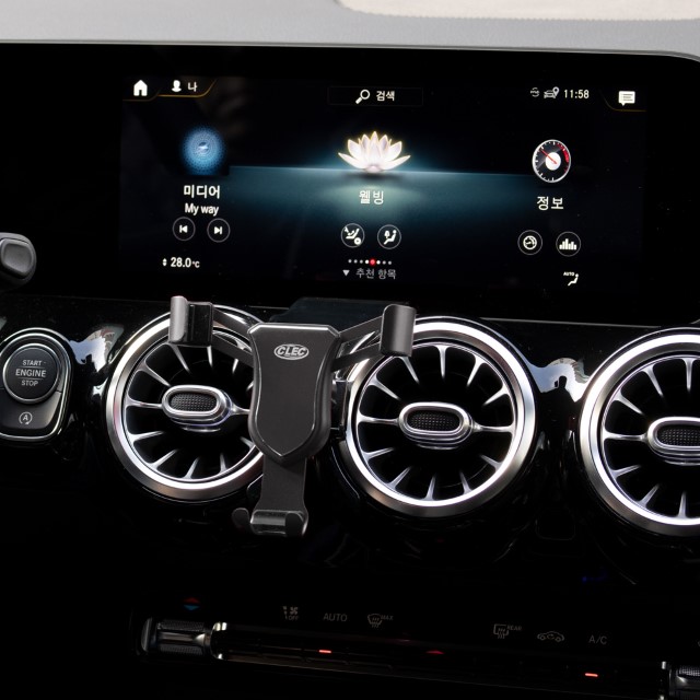 벤츠 2021 GLA EQA 전용 CLEC G601 차량용 핸드폰 거치대
