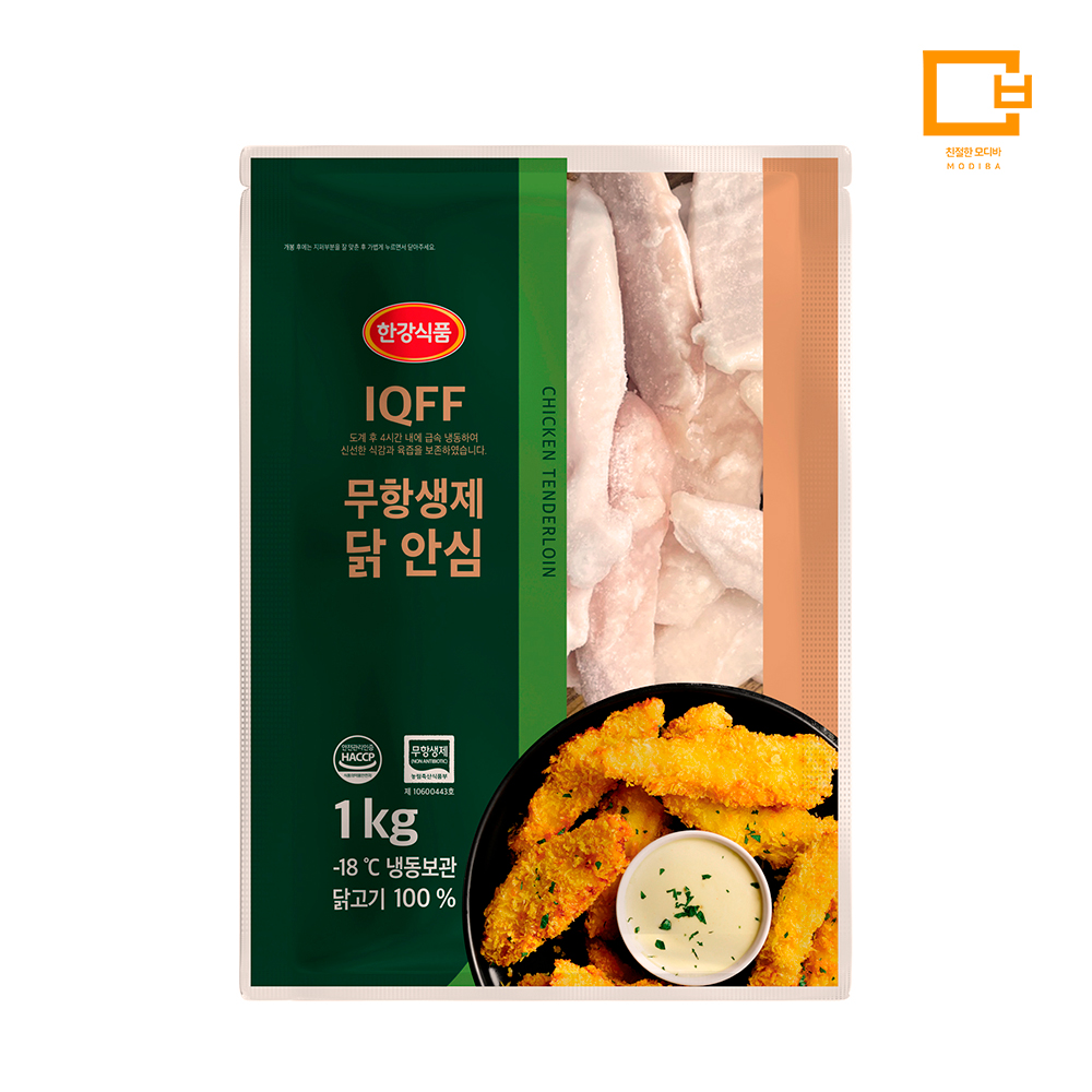 국내산 무항생제 IQF 생 닭가슴살 / 닭안심 1kg 지퍼팩 개별냉동 - 상세 이미지 2