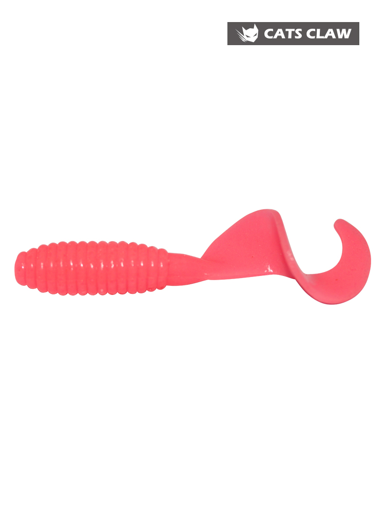 캣츠크로우 B그럽웜 7.6cm(3인치) 꺽지웜 쏘가리웜 - 상품 이미지