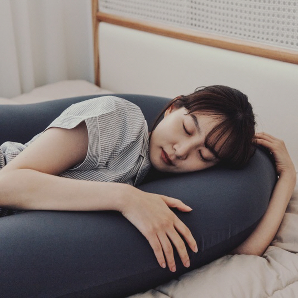 바디필로우 안고자는 긴베개 대형 커버 U자형 롱쿠션 - 상세 이미지 5
