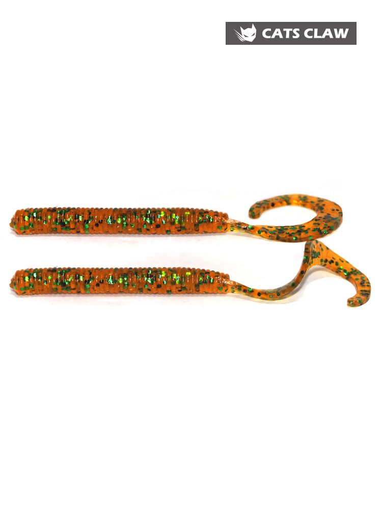 캣츠크로우 컬리테일 10cm(4인치) 배스웜 스트레이트웜 - 상세 이미지 3