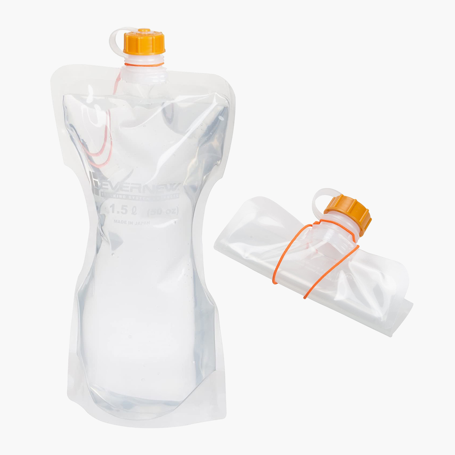 에버뉴 수낭 워터캐리 1.5L 백패킹 등산 물병 경량 접이식 물통 상품 이미지