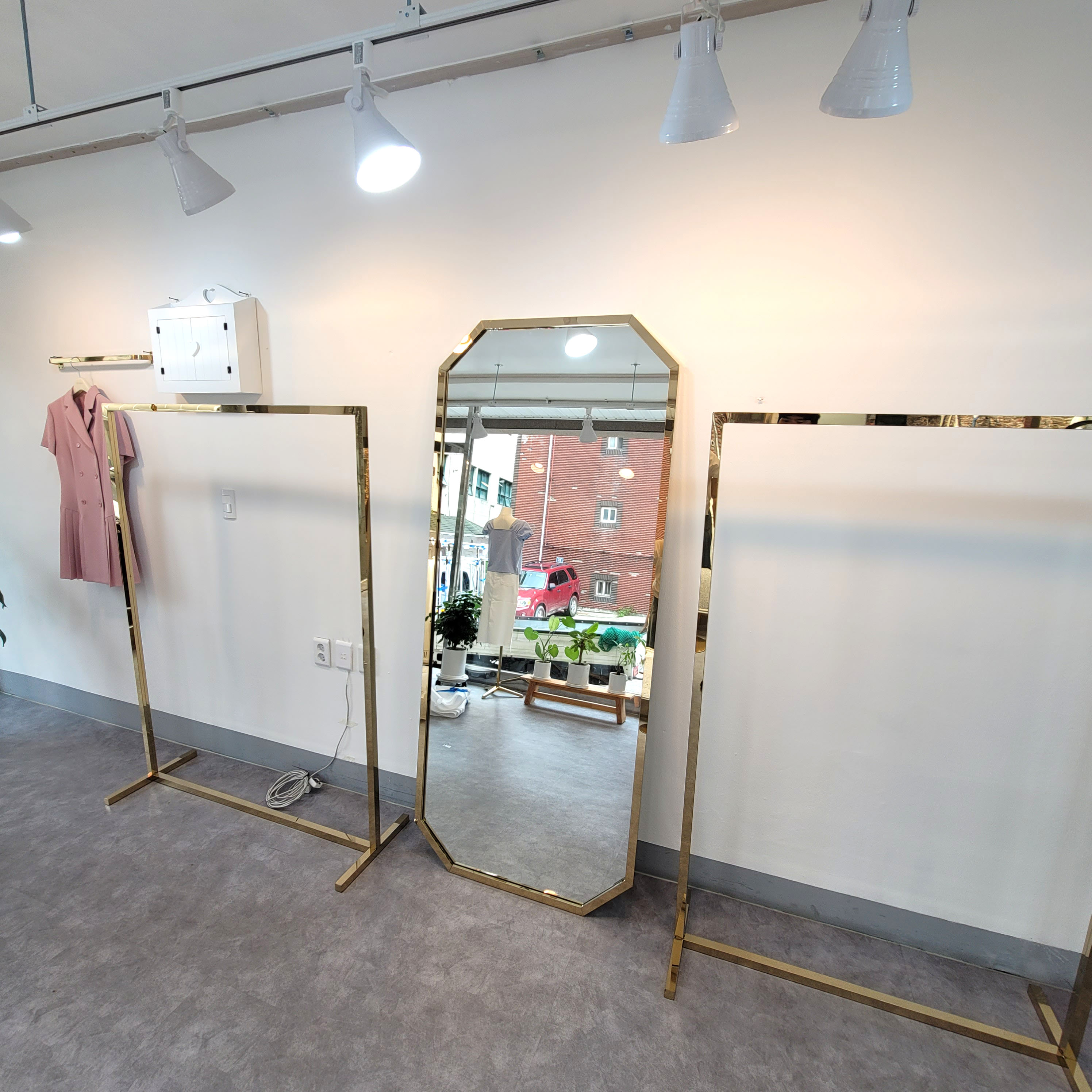 주문제작 스탠드옷걸이 이동식 스탠드 골드 실버 촬영 옷걸이 드레스룸