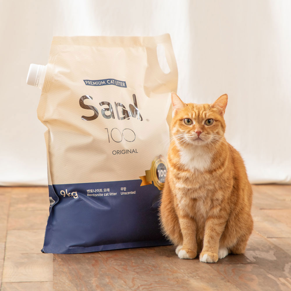 샌드백모래 오리지널 벤토나이트 고양이모래 9kg, 1개