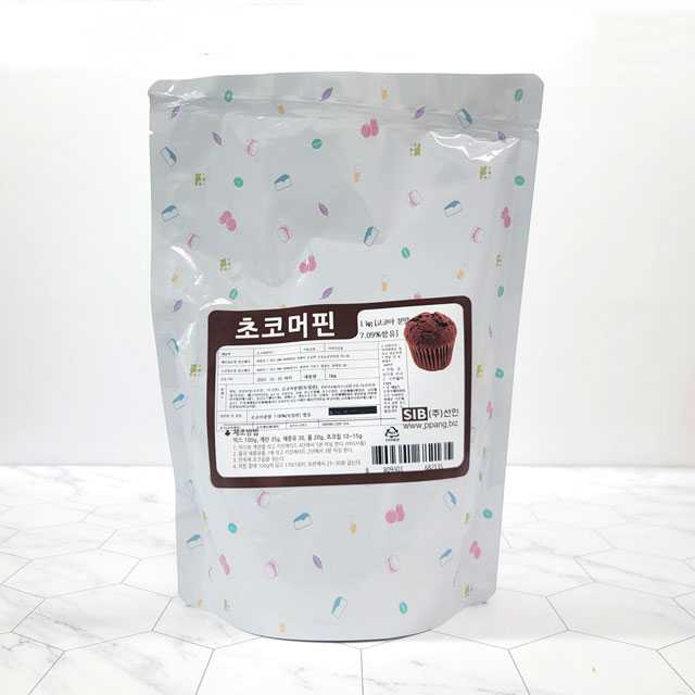 초코 머핀믹스 1kg 베이킹믹스 머핀만들기 분말 가루 프리믹스 - 상세 이미지 2