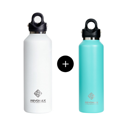 블러레보맥스 32oz 매트화이트 보온 보냉 원터치 텀블러 32oz+20oz - 상품 이미지